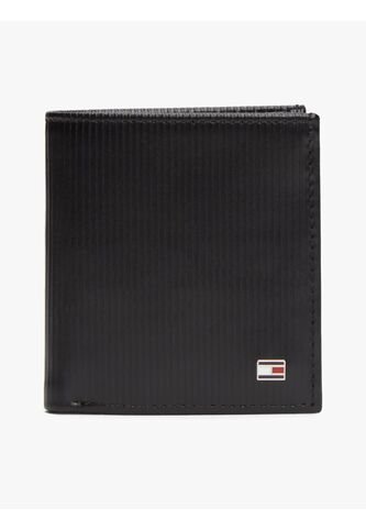 Billetera Negra Pegable Con Logo Tommy Hilfiger Tommy Hilfiger