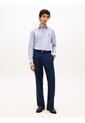 Camisa Celeste Heritage Regular Con Logo Tommy Hilfiger de Tommy Hilfiger