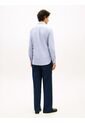 Camisa Celeste Heritage Regular Con Logo Tommy Hilfiger de Tommy Hilfiger