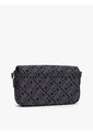 Bolso Negro Mensajero Hilfiger Icon De Jacquard Tommy Hilfiger de Tommy Hilfiger