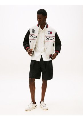 Bermudas Negro Con Logo Colección APXGP Tommy Hilfiger