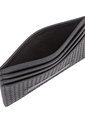 Tarjetero Negro De Cuero Con Textura Trenzada Tommy Hilfiger de Tommy Hilfiger