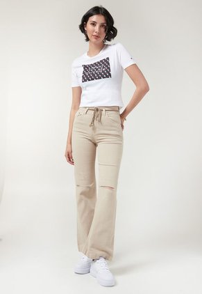 Camiseta Blanco-Negro-Rojo Tommy Hilfiger