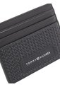 Tarjetero Negro De Cuero Con Textura Trenzada Tommy Hilfiger de Tommy Hilfiger
