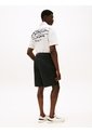 Bermudas Negro Con Logo Colección APXGP Tommy Hilfiger de Tommy Hilfiger