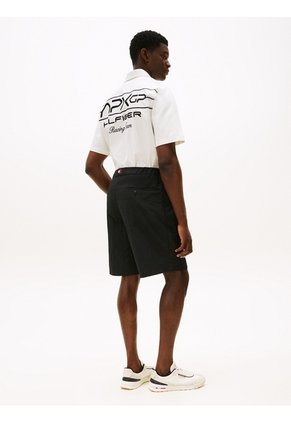 Bermudas Negro Con Logo Colección APXGP Tommy Hilfiger