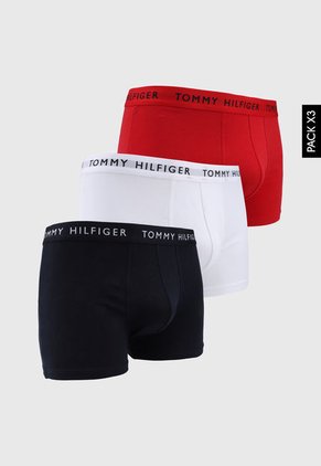 Bóxer x3 Blanco-Azul-Rojo Tommy Hilfiger