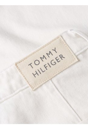 Falda Blanca De Jeans Con Botones Para Mujer Tommy Hilfiger