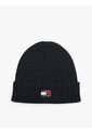 Gorro Azul Heritage De Punto Canal Con Logo Tommy Hilfiger de Tommy Hilfiger