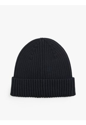 Gorro Azul Heritage De Punto Canal Con Logo Tommy Hilfiger