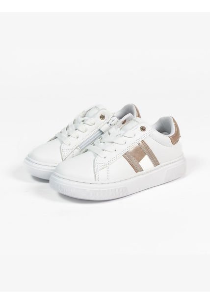 Tenis Casual Para Niña Blanco Tommy Hilfiger