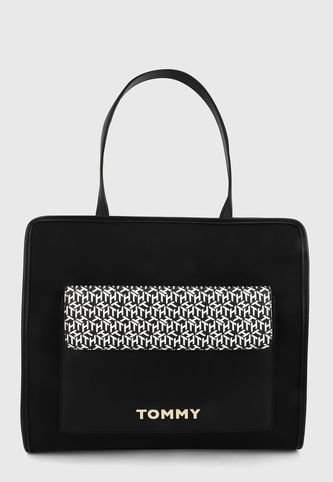 Tommy Hilfiger - Bolso Negro-Blanco Tommy Hilfiger | Knasta Chile