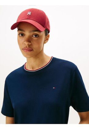 Gorra Roja De Béisbol Con Monograma TH Tommy Hilfiger