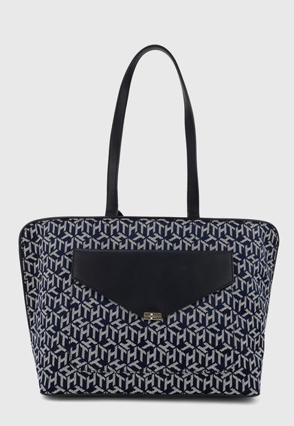 Bolso Azul Navy-Blanco Tommy Hilfiger