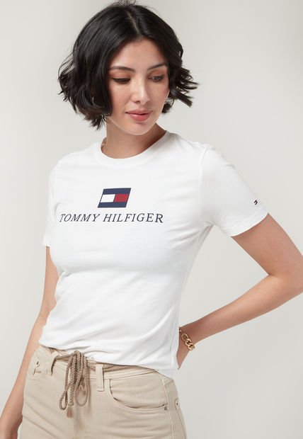Camiseta Blanco-Azul-Rojo Tommy Hilfiger