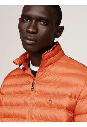 Chaqueta Naranja Acolchada Plegable Termal Tommy Hilfiger