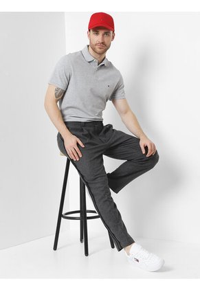 Polo Para Hombre Gris Tommy Hilfiger