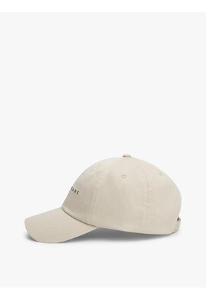 Gorra Beige De Béisbol Con Logo Bordado Tommy Hilfiger