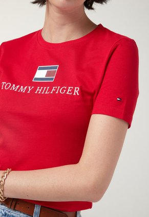 Camiseta Rojo-Blanco-Azul Tommy Hilfiger