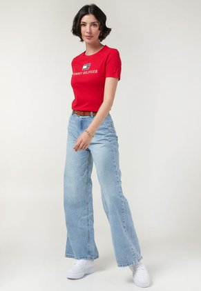 Camiseta Rojo-Blanco-Azul Tommy Hilfiger