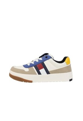 Tenis Multicolor De Corte Bajo Con Logo Engomado Tommy Hilfiger