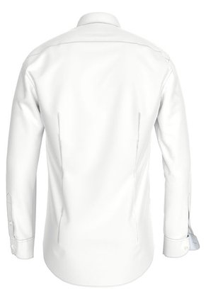 Camisa Blanca Stretch Solida De Corte Regular Tommy Hilfiger