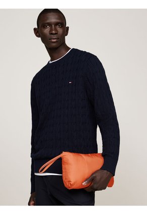 Chaqueta Naranja Acolchada Plegable Termal Tommy Hilfiger