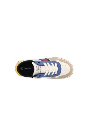 Tenis Multicolor De Corte Bajo Con Logo Engomado Tommy Hilfiger