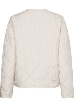 Chaqueta Acolchada Corta Sin Cuello Mujer Blanco Tommy Hilfiger