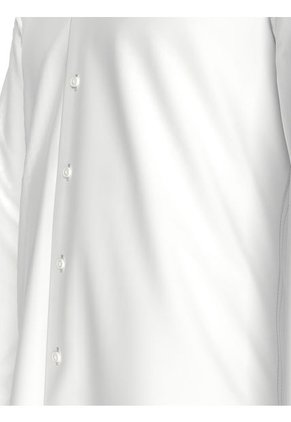 Camisa Blanca Stretch Solida De Corte Regular Tommy Hilfiger