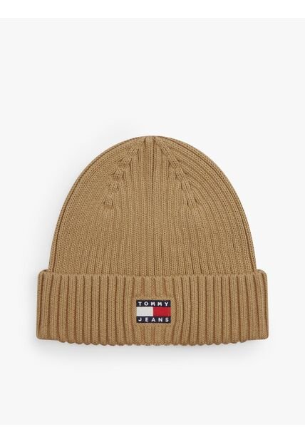 Gorro Café Heritage De Punto Canal Con Logo Tommy Hilfiger