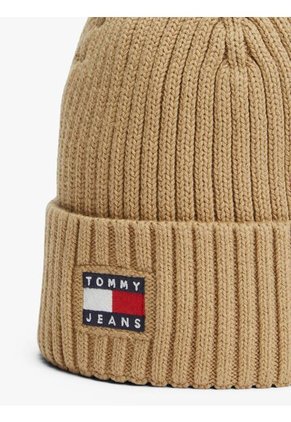 Gorro Café Heritage De Punto Canal Con Logo Tommy Hilfiger