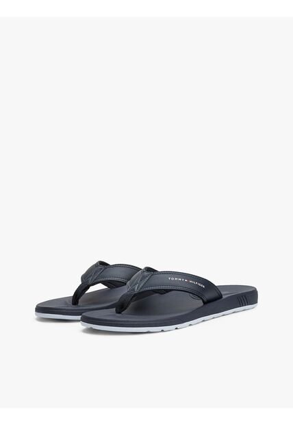 Sandalias Azul Con Logo En La Tira Tommy Hilfiger
