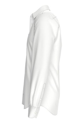 Camisa Blanca Stretch Solida De Corte Regular Tommy Hilfiger