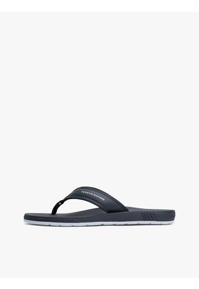 Sandalias Azul Con Logo En La Tira Tommy Hilfiger