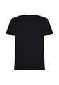 Camiseta Negra Slim Fit Cuello En V Esencial Algodón de Tommy Hilfiger