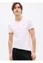 Camiseta Blanca Slim Fit Cuello V Esencial Algodón Tommy Hilfiger de Tommy Hilfiger
