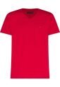 Camiseta Roja Essential En Cuello V Tommy Hilfiger de Tommy Hilfiger