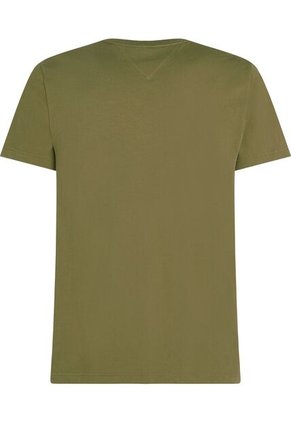 Camiseta Verde Essential En Cuello V Tommy Hilfiger