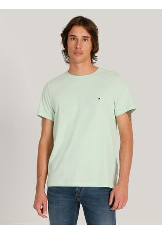 Camiseta Verde Essential Con Logo Tommy Hilfiger Tommy Hilfiger