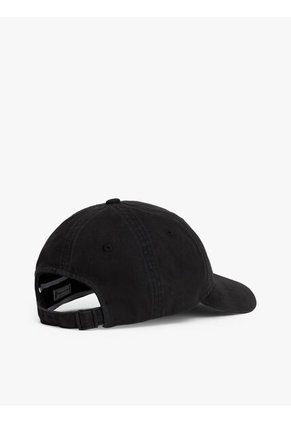 Gorra Negra De Béisbol Con Logo Bordado Tommy Hilfiger