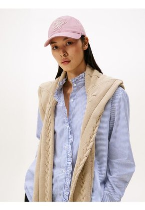 Gorra Rosa De Béisbol Con Logo Bordado Tommy Hilfiger