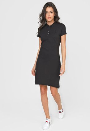 Vestido Negro Tommy Hilfiger