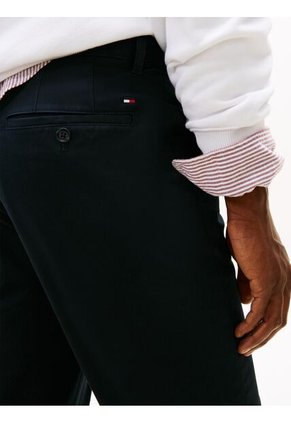 Pantalón Azul Marino Chino Denton Recto De Sarga Tommy Hilfiger