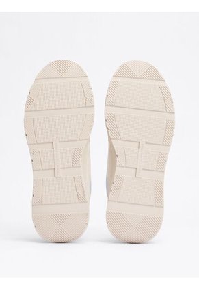 Tenis Blanco Con Mezcla De Texturas Tommy Hilfiger