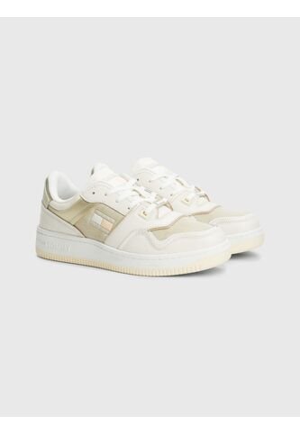 Tenis De Baloncesto Retro Cuero Mujer Blanco Tommy Hilfiger Tommy Hilfiger