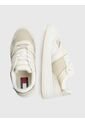 Tenis De Baloncesto Retro Cuero Mujer Blanco Tommy Hilfiger de Tommy Hilfiger