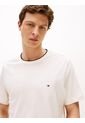 Camiseta Blanca Ribeteada De Cuello Redondo Tommy Hilfiger de Tommy Hilfiger