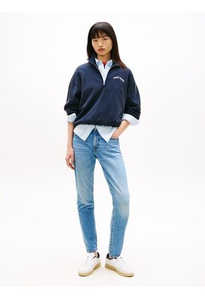Jeans Azul Ajustados De Talle Medio Tommy Jeans