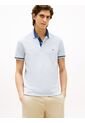 Polo Azul De Corte Regular Con Ribeteado Tommy Hilfiger de Tommy Hilfiger